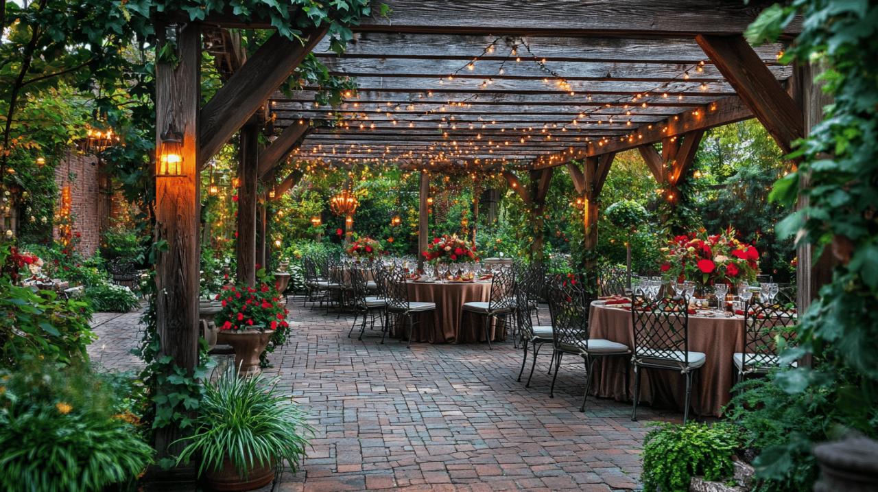 Pergola Restaurant : 10 idees de mobilier design pour un exterieur convivial