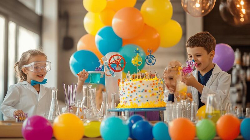 Organiser un anniversaire scientifique inoubliable pour votre enfant