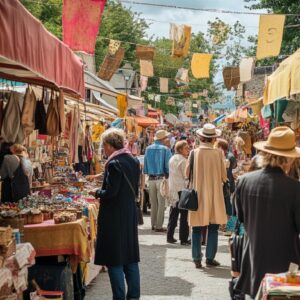 Collection de timbres et cartes postales vintage : le bilan du vide grenier 2015 à Sens de Bretagne