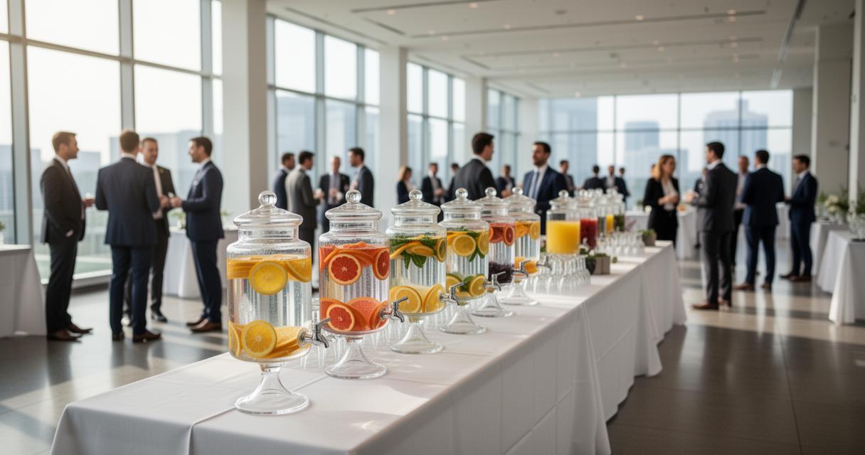 Prévoir les boissons d&rsquo;un événement professionnel : quantités et logistique