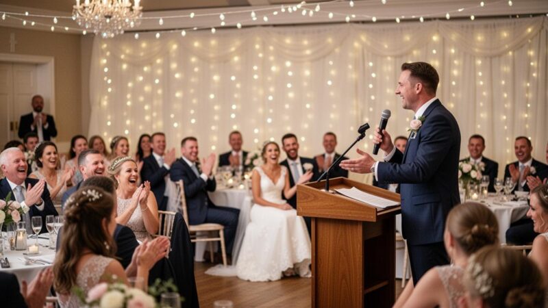 Témoin de mariage : 5 conseils pour réussir votre discours humoristique sans gêner les mariés